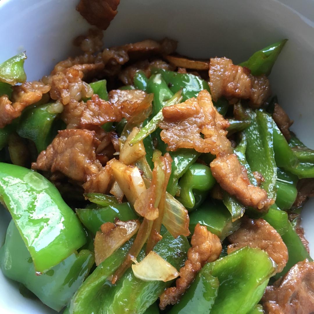 青椒炒肉丝