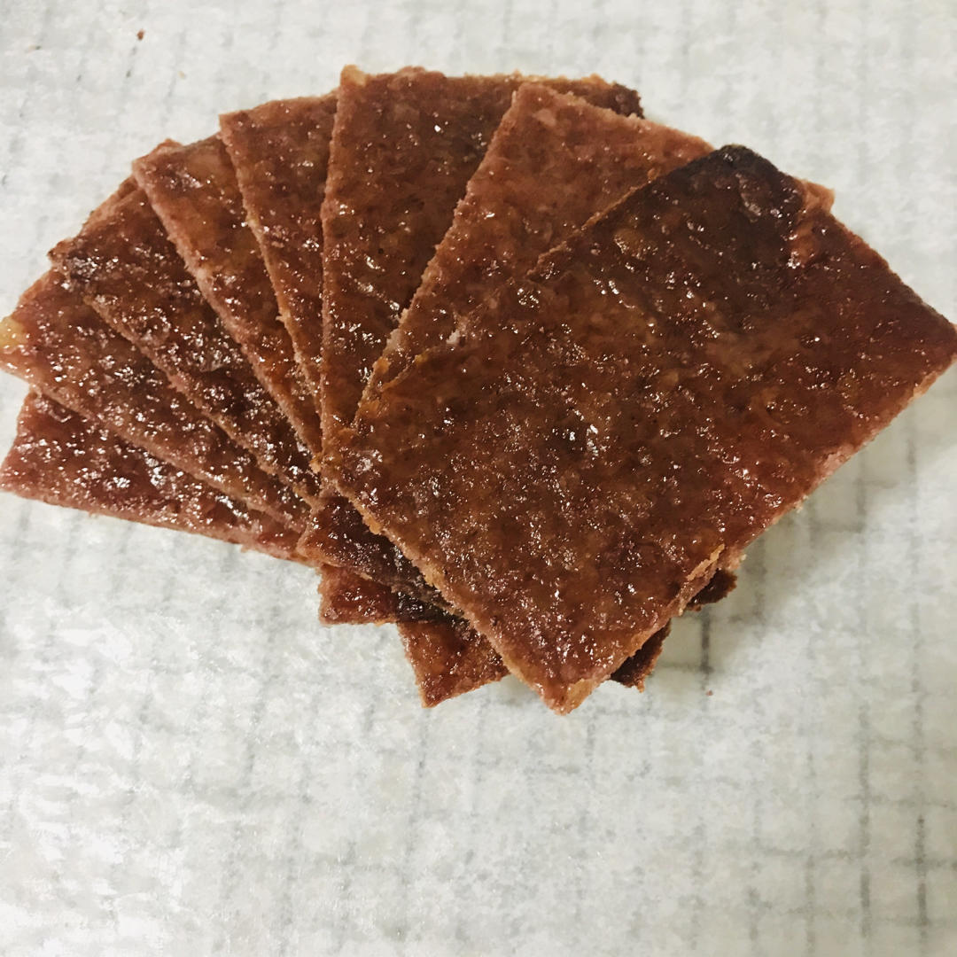 肉感十足会爆汁的蜜汁猪肉干