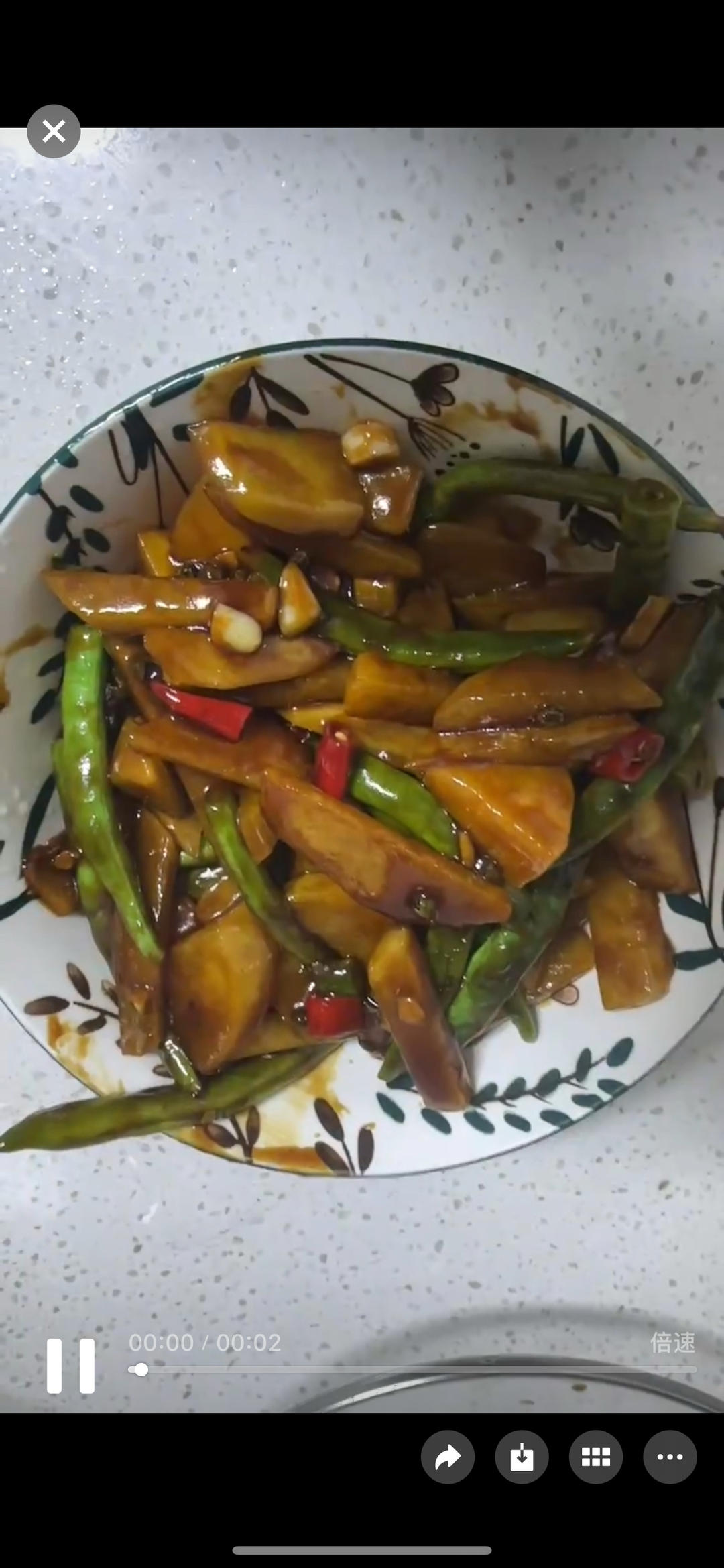 干煸豆角土豆
