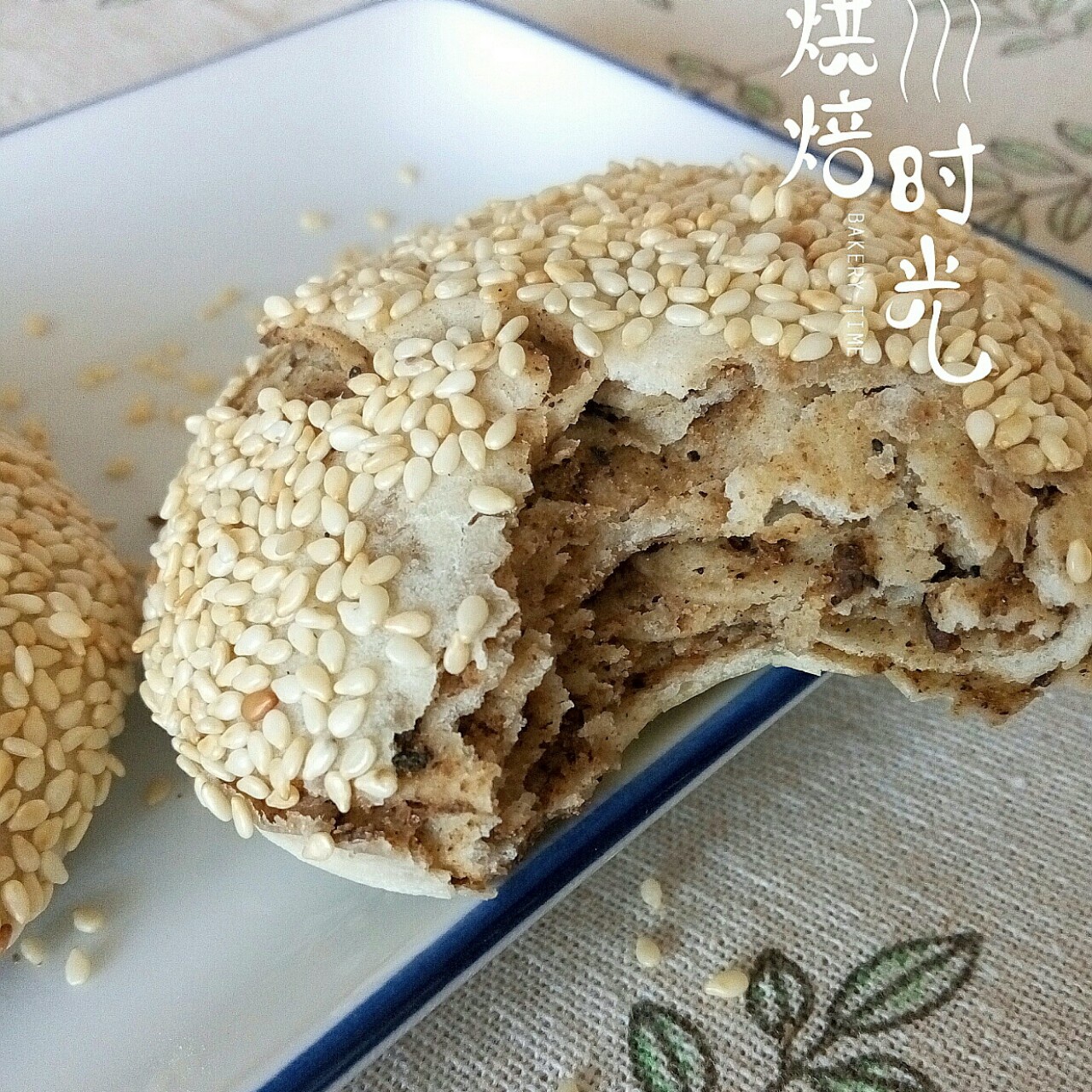 堂妈教你做麻酱烧饼