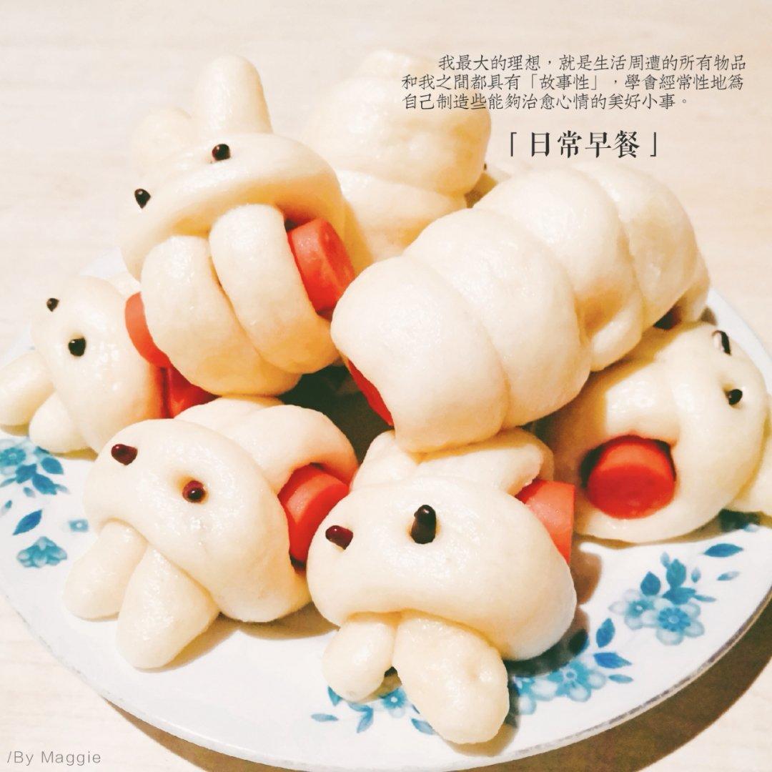 火腿肠兔子馒头卷