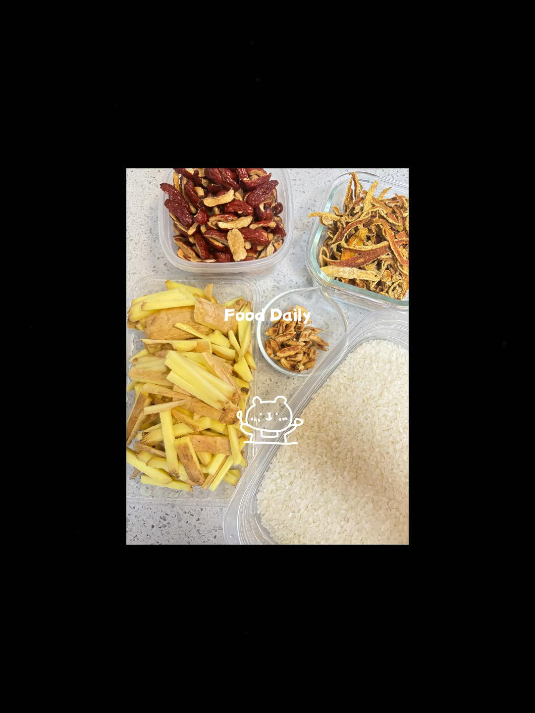 【陈皮红枣姜米茶】