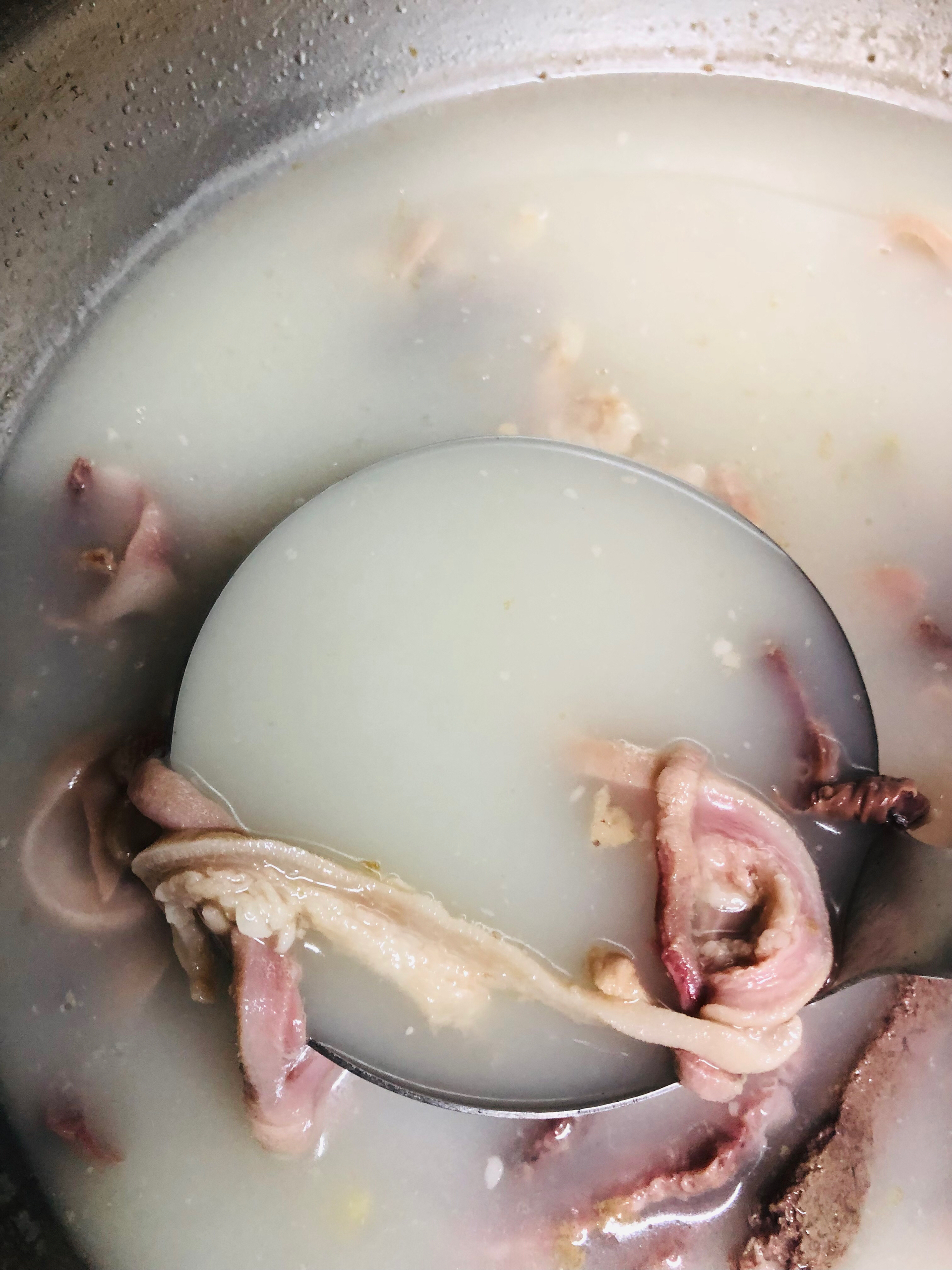 奶白奶白的羊杂汤的做法 步骤6