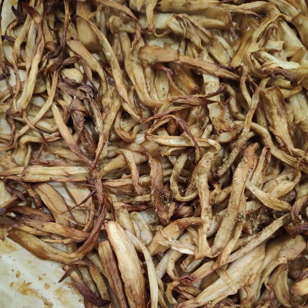 给肉都不换‼️低脂低卡零食‼️空气炸锅烤杏鲍菇‼️好吃到停不下来