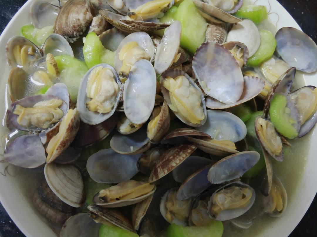 丝瓜炒蛤蜊