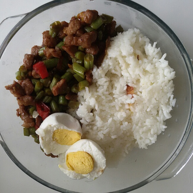 肉沫豆角下饭菜