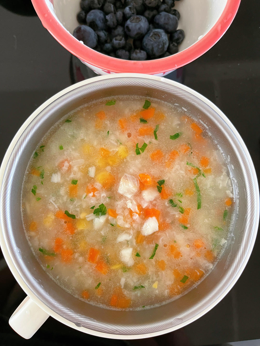 玉米鳕鱼粥（一岁宝宝辅食必入）