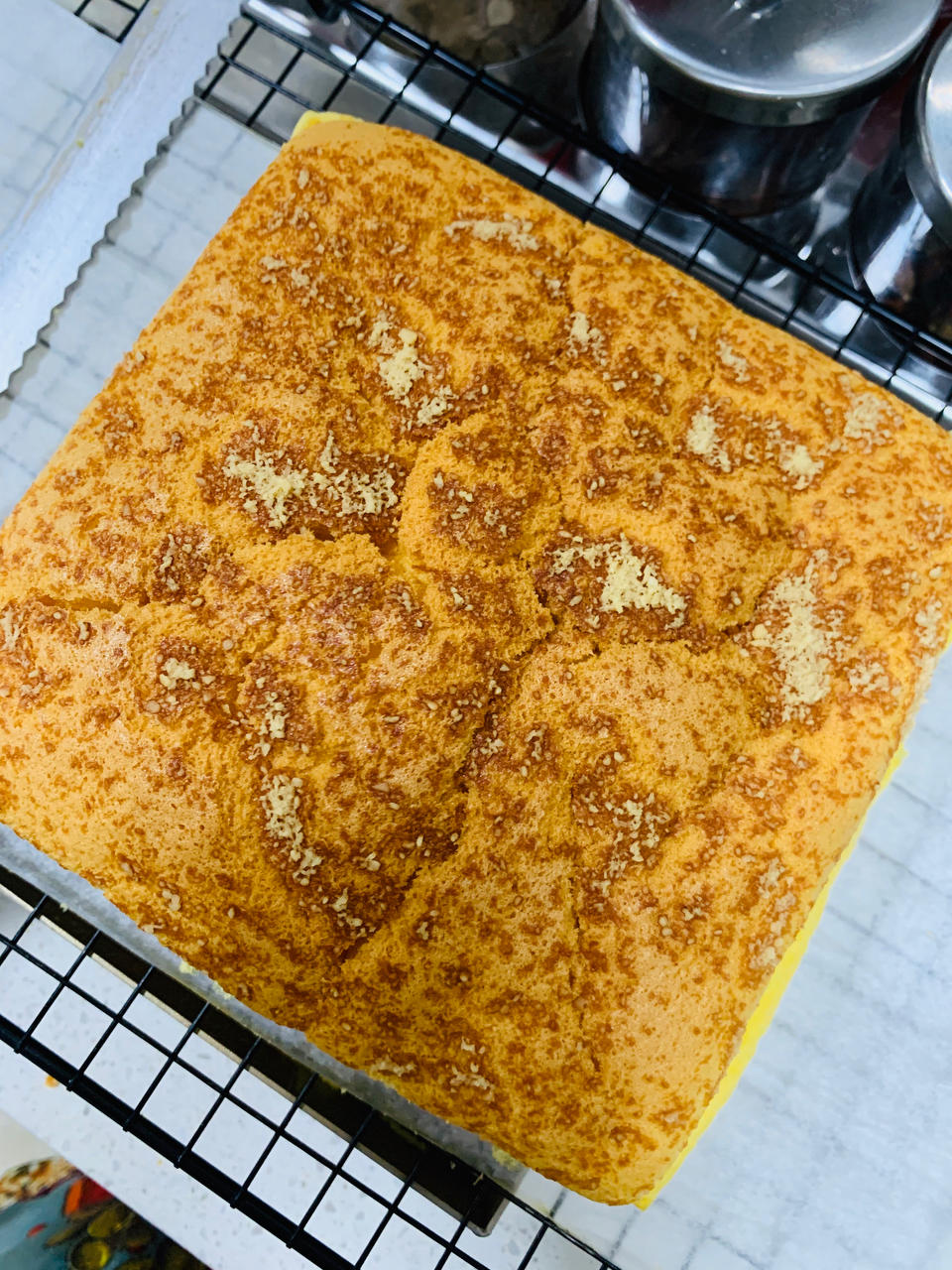 网红爆款芝士古早味蛋糕