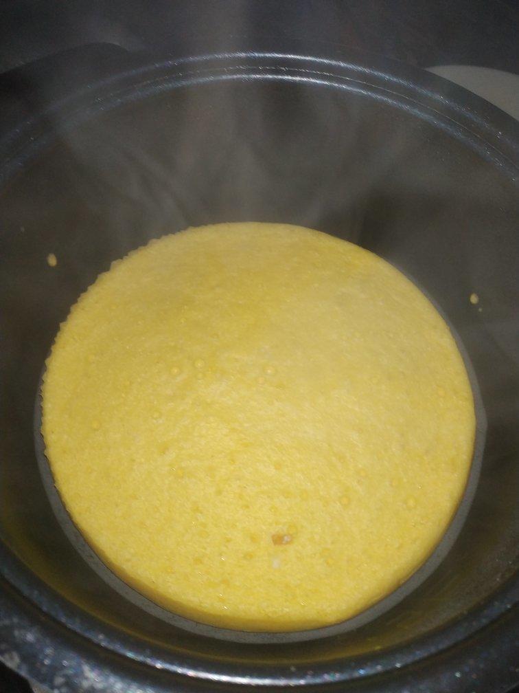 简单绵密的隔水蒸蛋糕