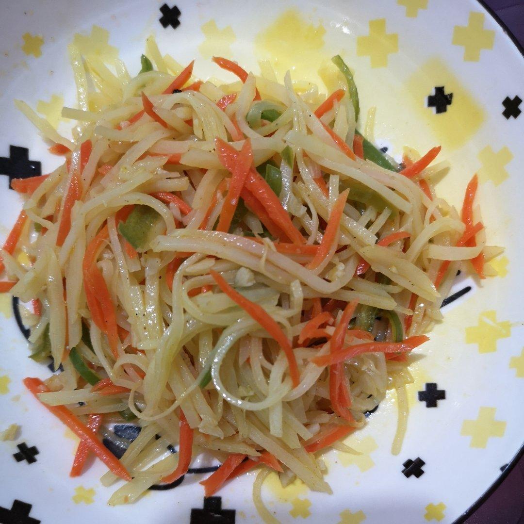超级无敌下饭菜～酸辣土豆丝