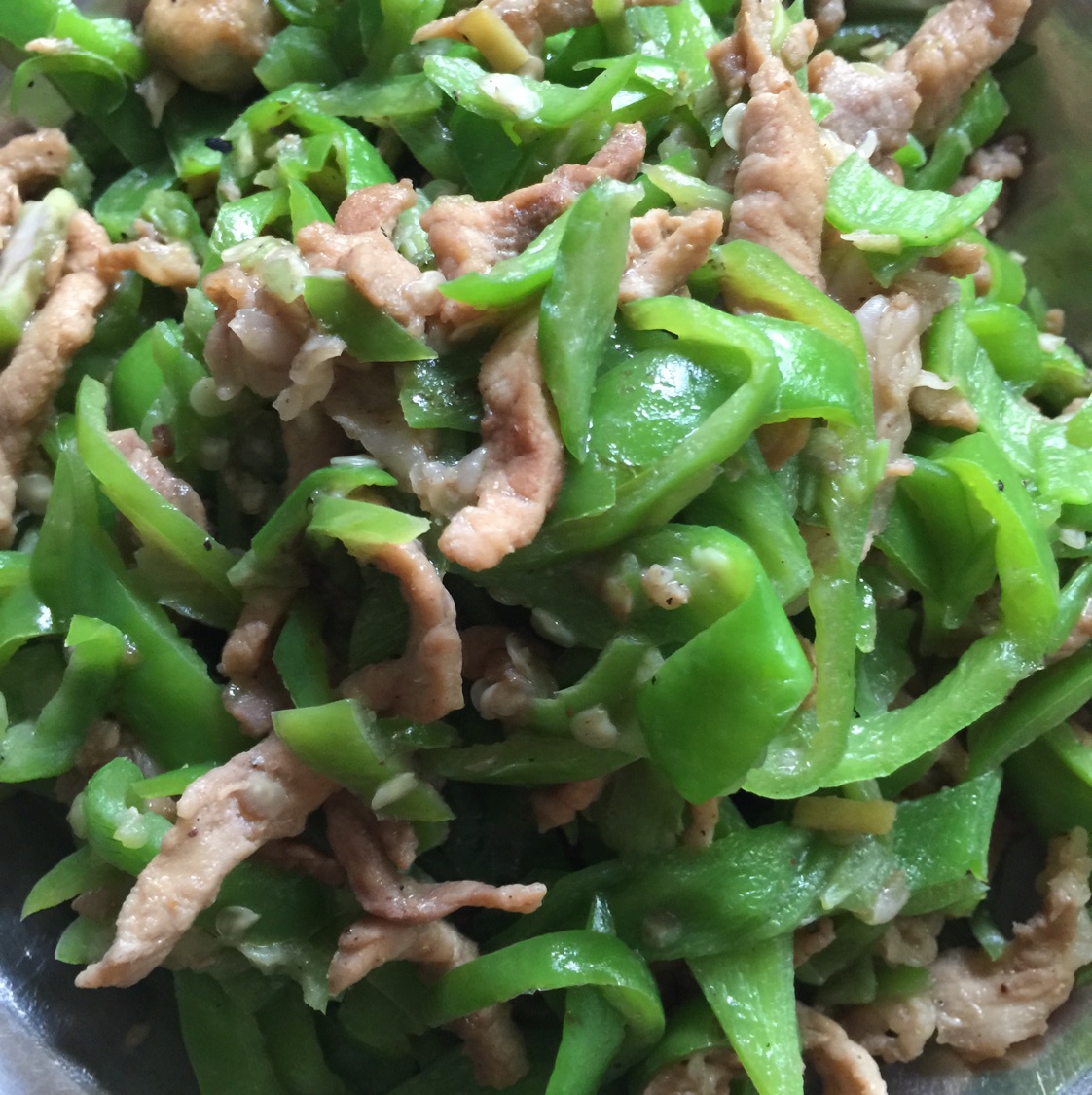 青椒炒肉丝