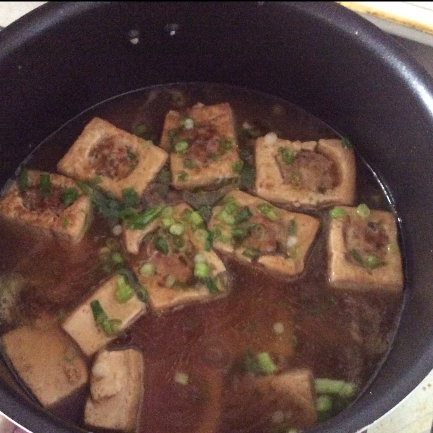 酿豆腐 豆腐箱 Tofu with Pork Mince Filling