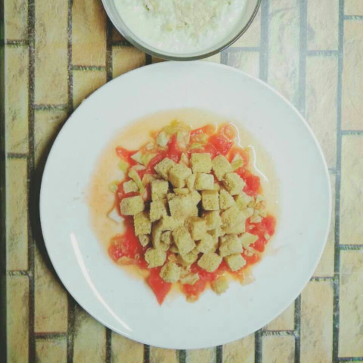 西红柿烩馒头