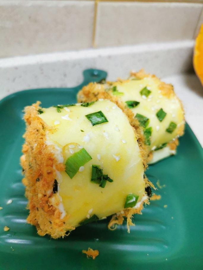 回忆的味道---肉松面包卷