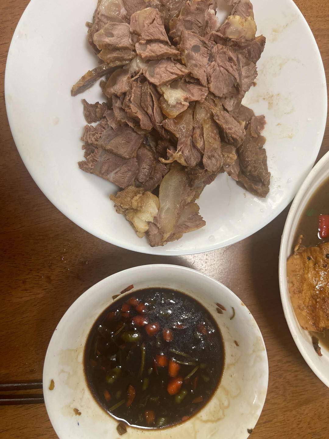 卤牛肉蘸料，好料不能少