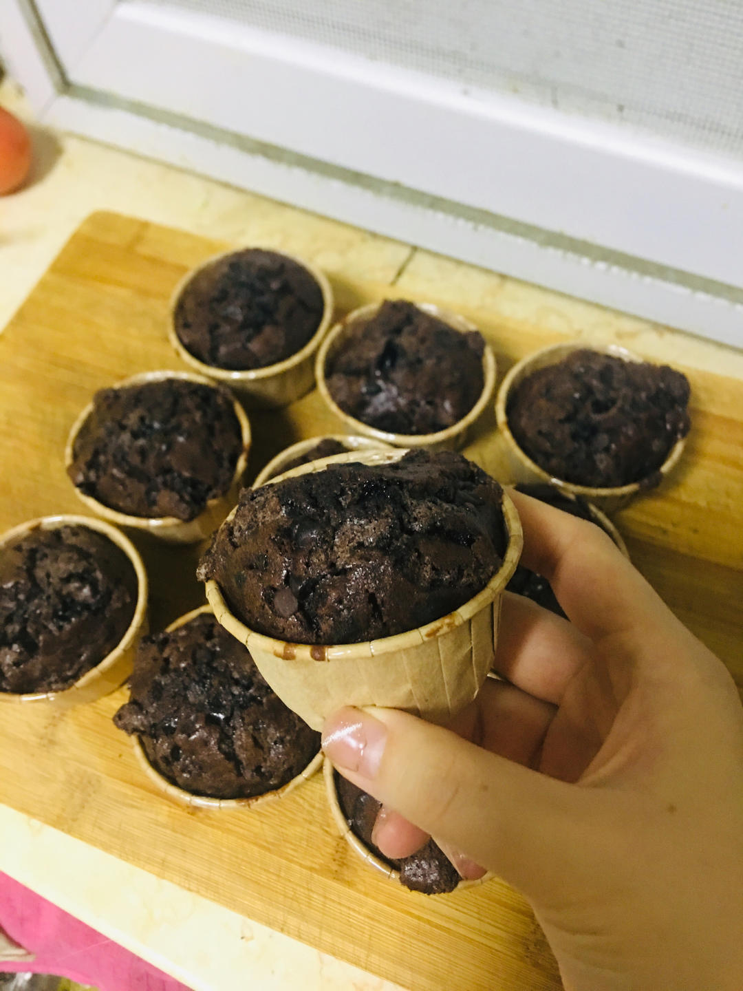 巨简单❗️超快速❗️巧克力玛芬蛋糕❗️好吃哭了