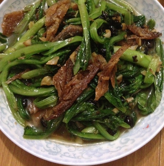 豆豉鲮鱼油麦菜