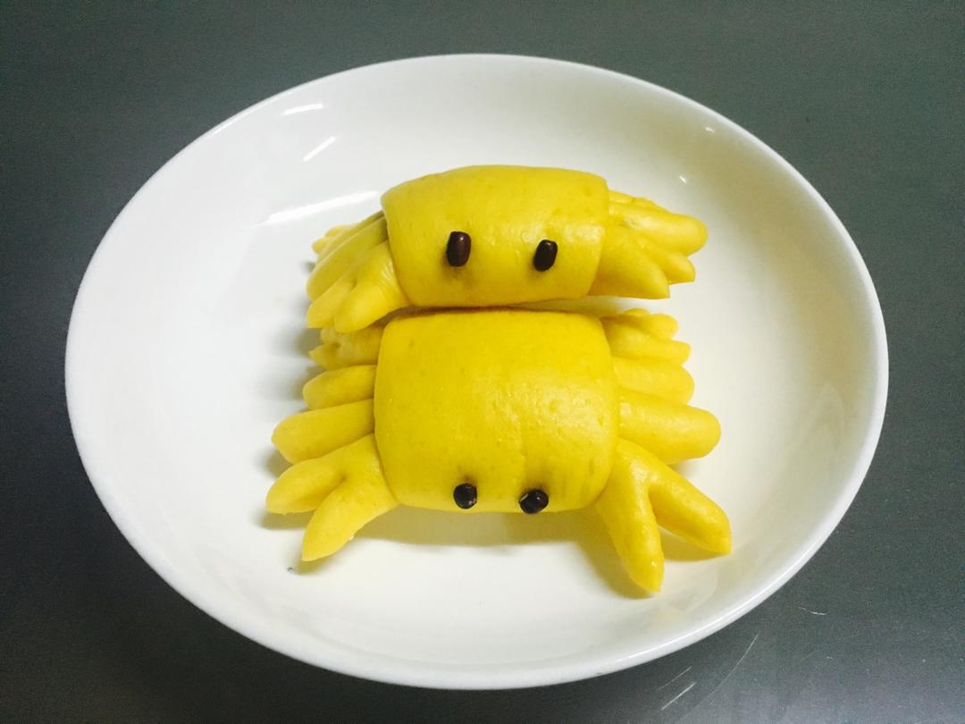 南瓜螃蟹馒头花样馒头