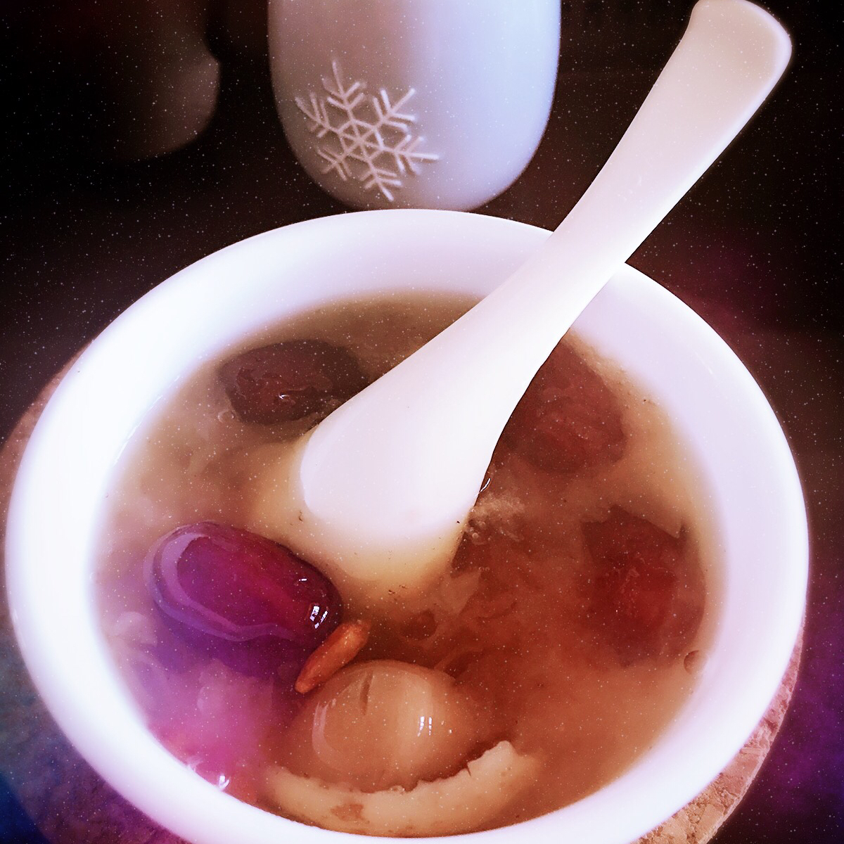 桂圆银耳红枣羹