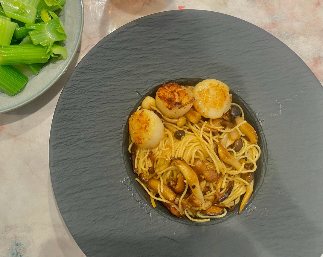 和风菌菇意面的做法