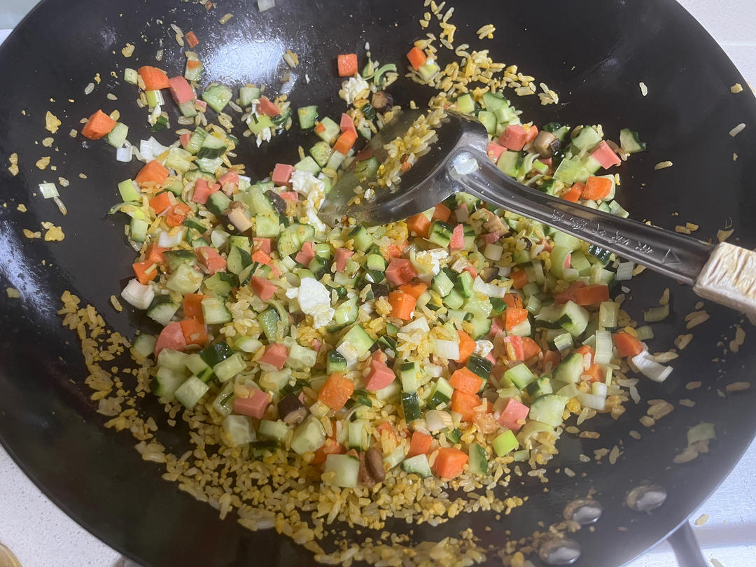 炒米饭蛋炒饭二十分钟快手家常