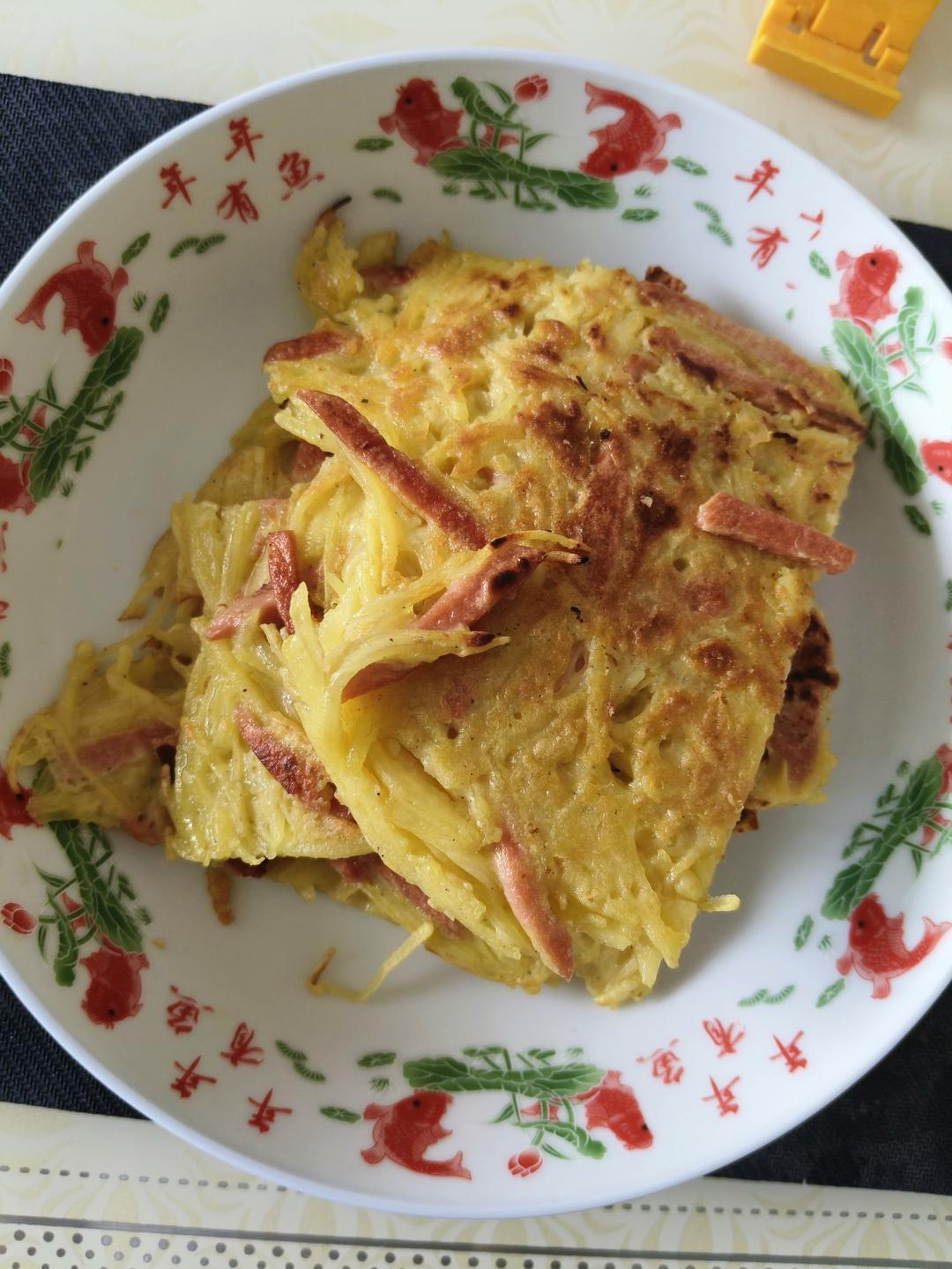 土豆饼(土豆胡萝卜丝饼)