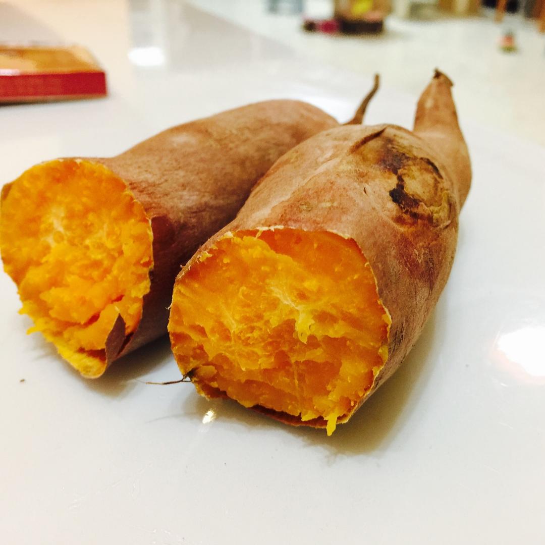 烤地瓜（烤箱初试）