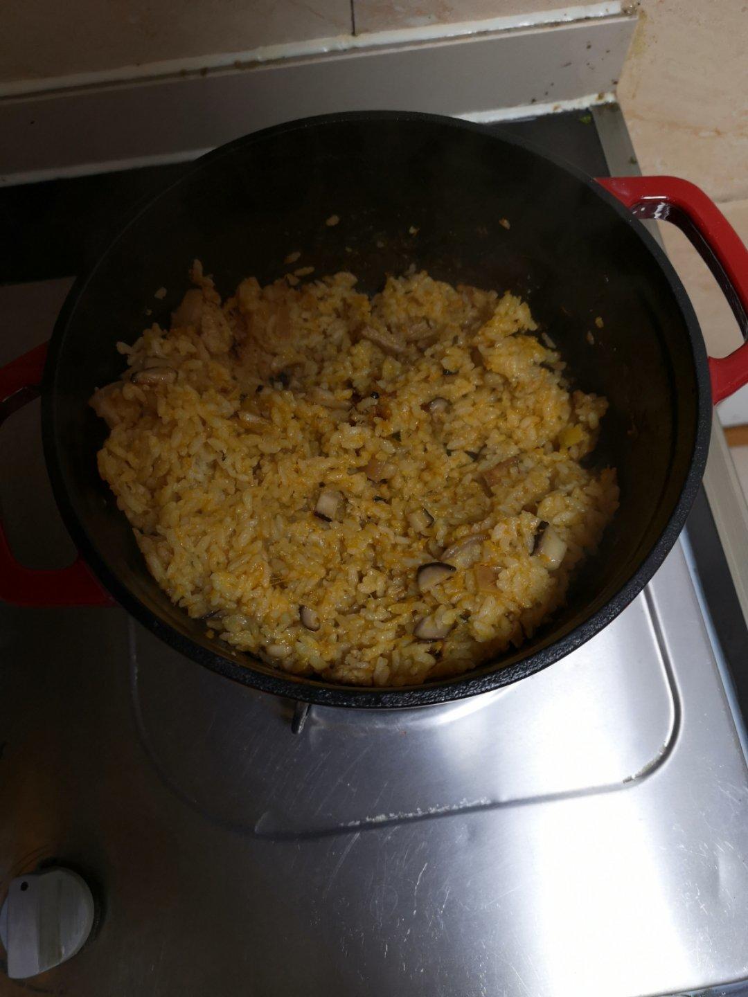 美味到不行的南瓜饭