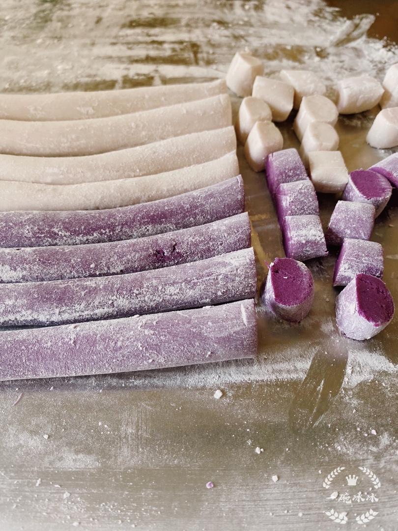 自制三色芋圆1⃣️（附上窍门详细比例）