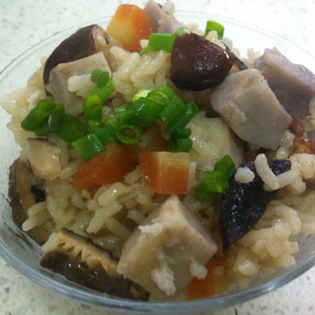 马宝宝的妈咪做的芋头咸饭