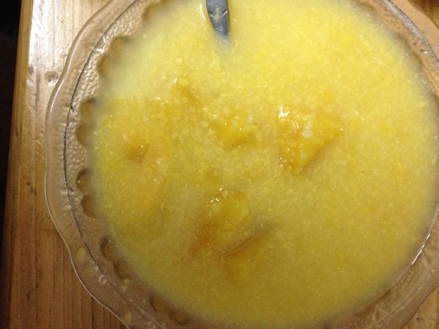 玉米面红薯粥