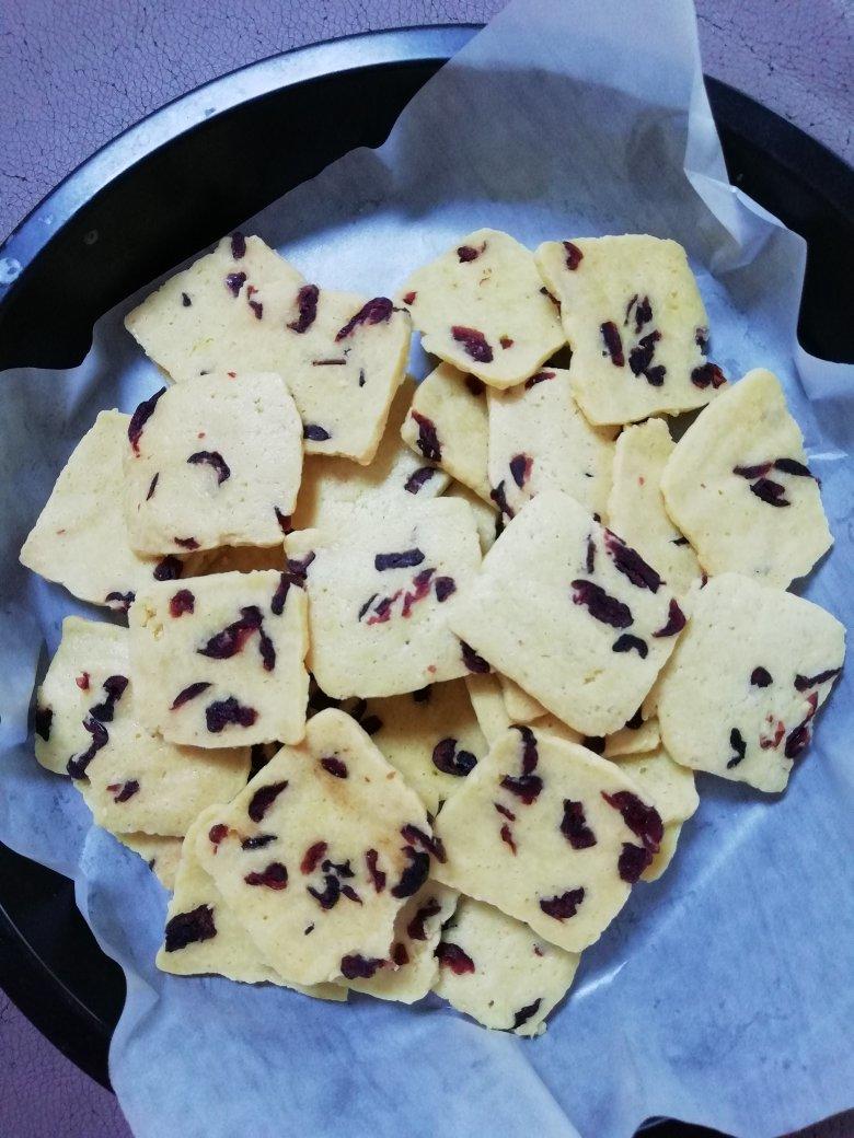 低糖少油版蔓越莓饼干