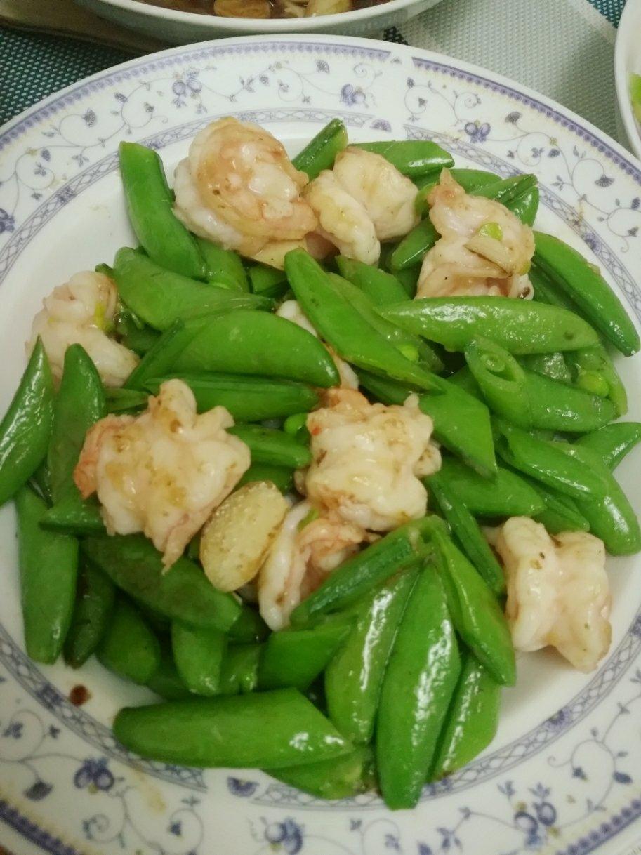甜豆虾仁