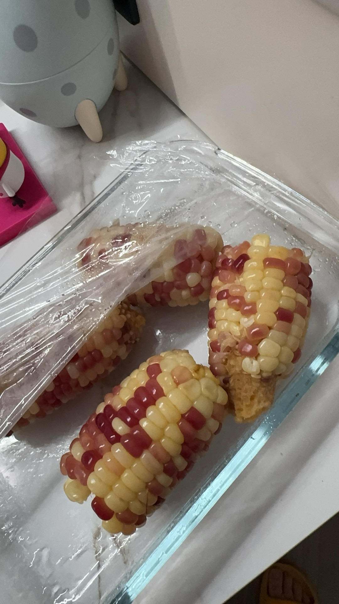 小美牛奶煮玉米