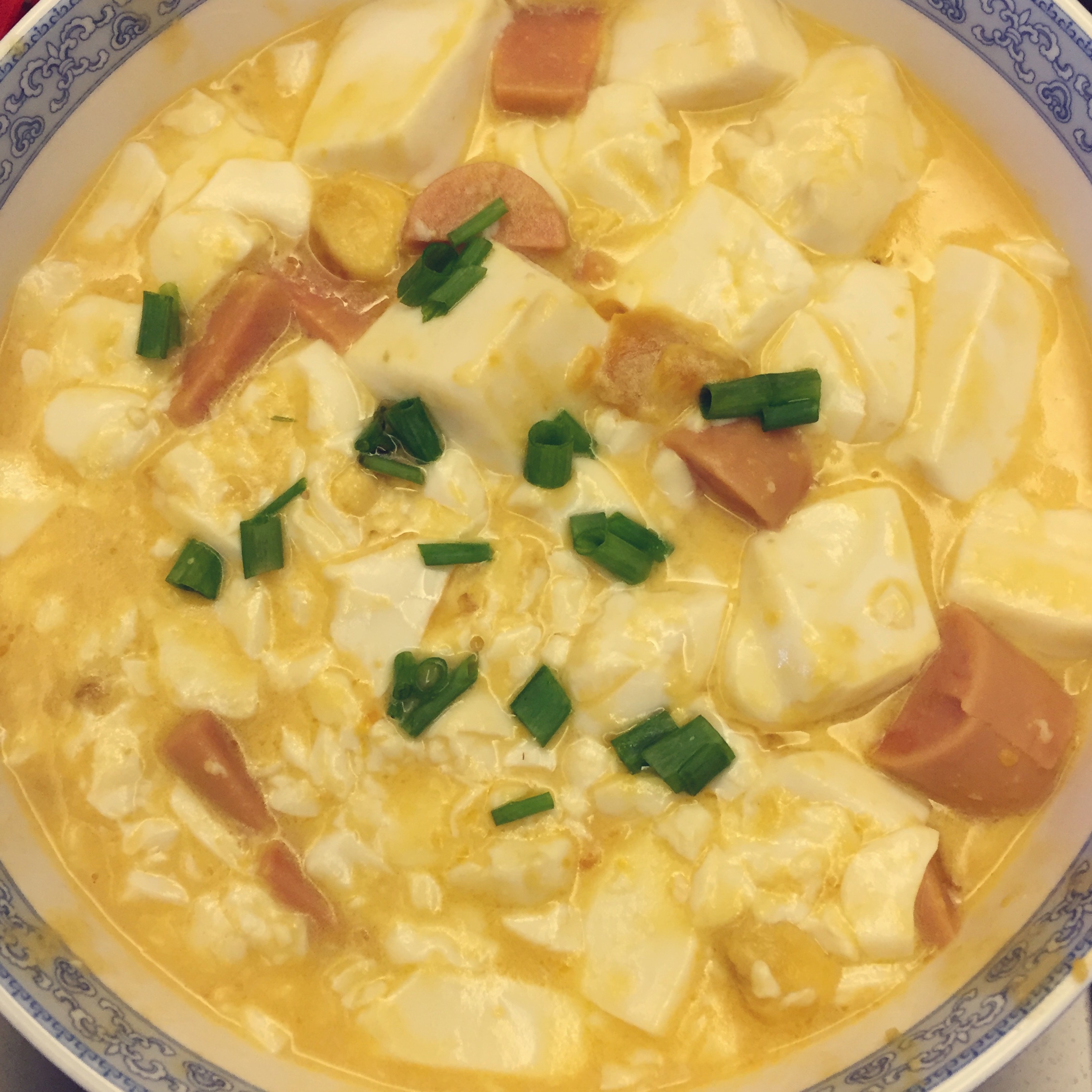 老丁的私房菜-蟹黄豆腐