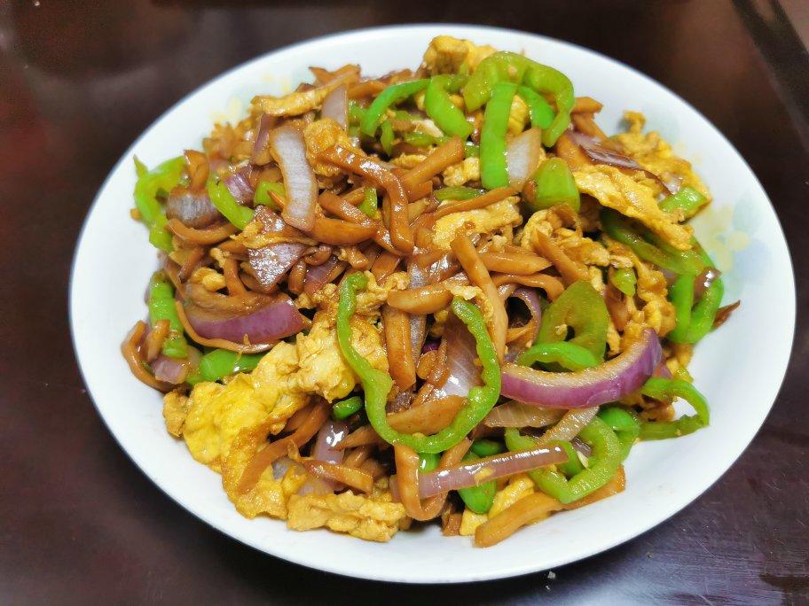 杏鲍菇炒鸡蛋