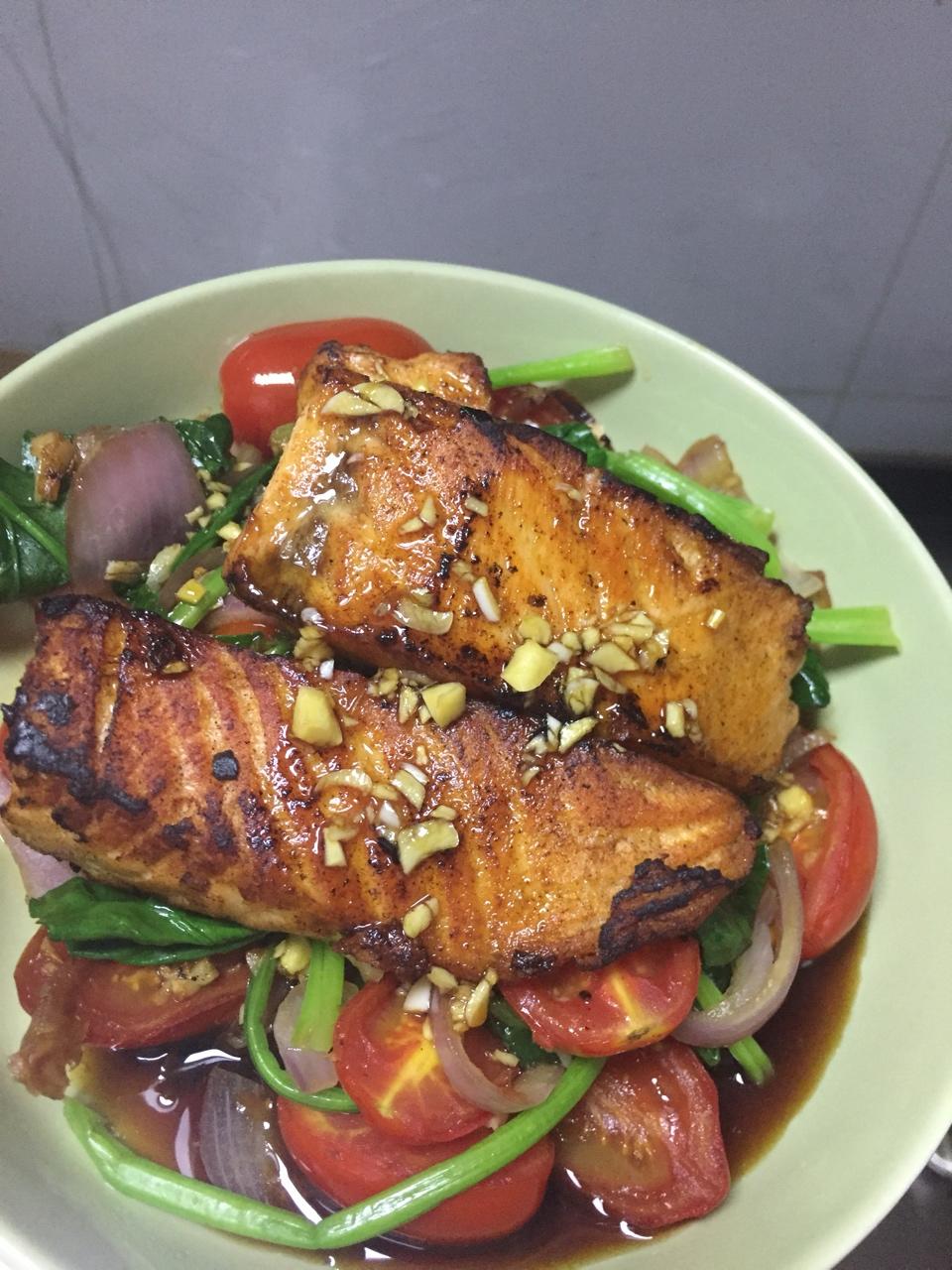 姜汁蜂蜜三文鱼【食材包操作说明】