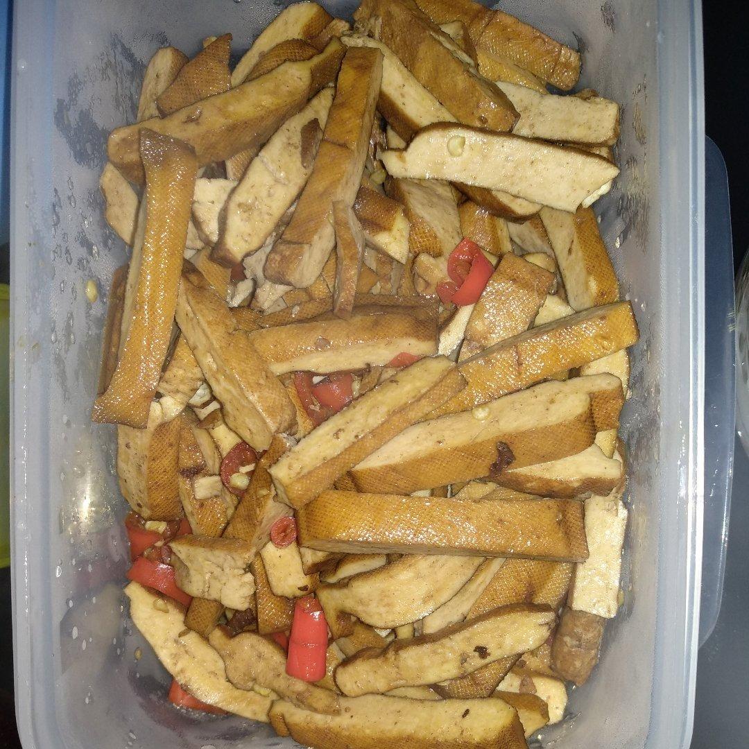 青椒豆腐干