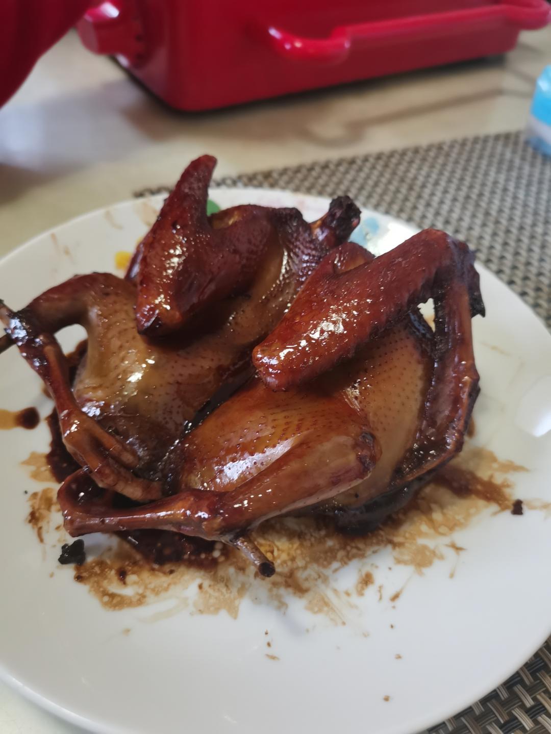 脆皮乳鸽（空气炸锅）