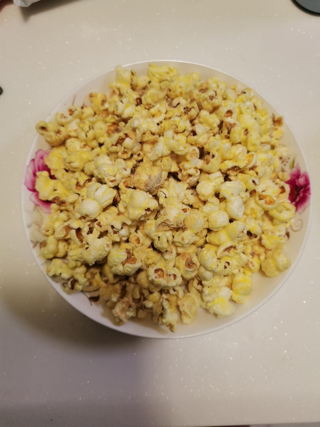 家庭版自制爆米花的做法