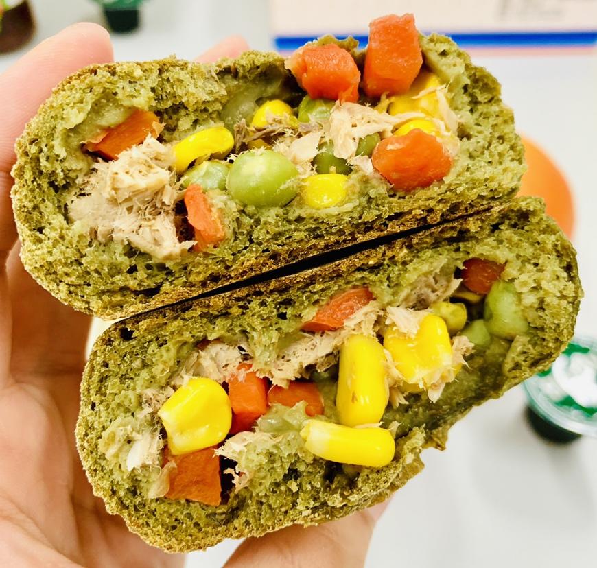 无油无糖无蛋低卡低脂全麦麻薯南瓜(紫薯、芋泥)欧包-减肥必备