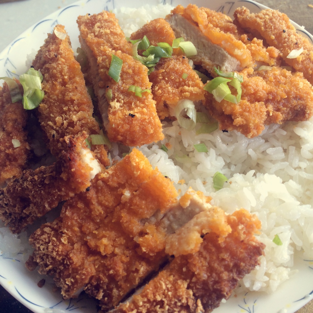 朱汇杺杺做的味噌猪排饭