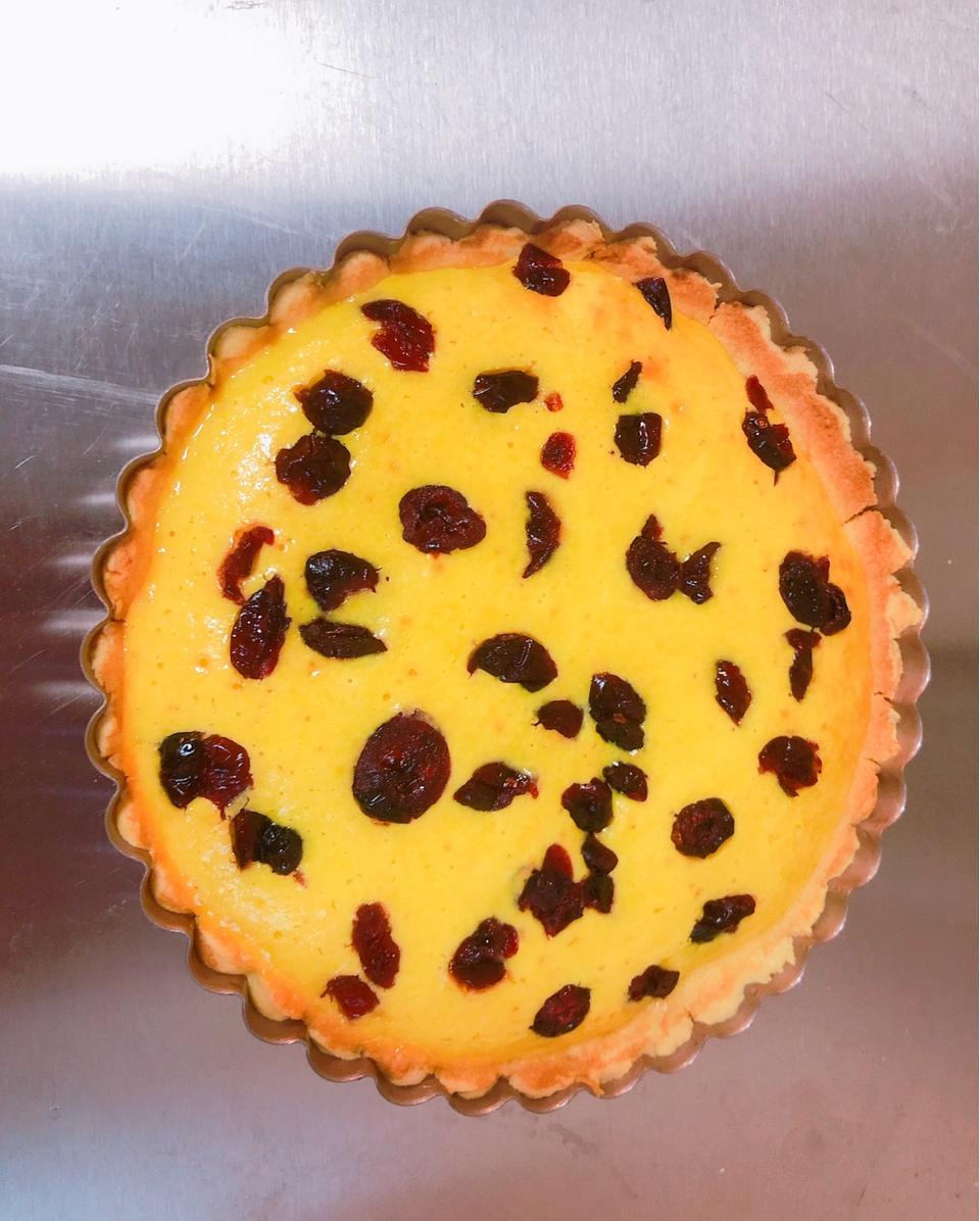 蔓越莓椰香芝士派