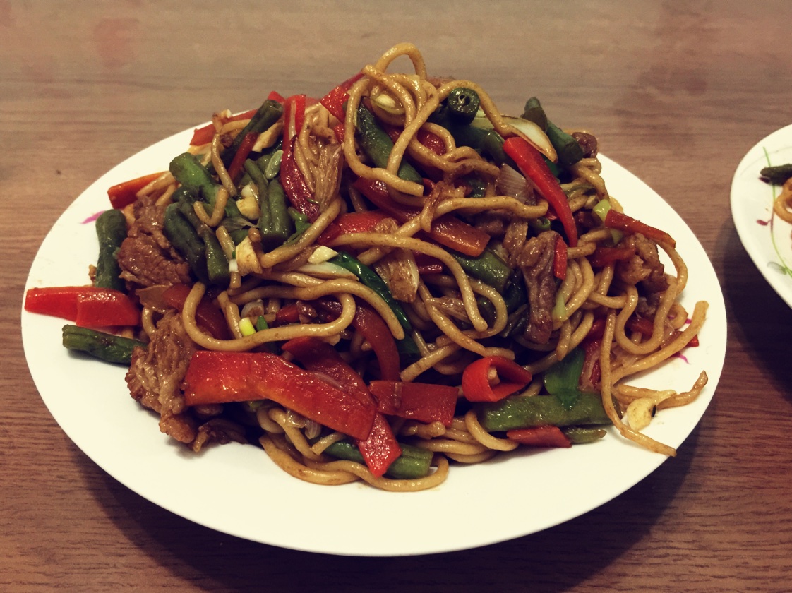 扁豆炒面