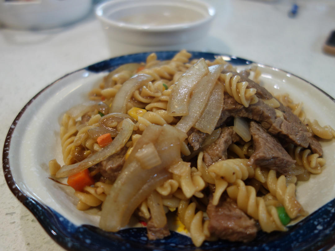 黑椒牛柳意面（螺旋面）