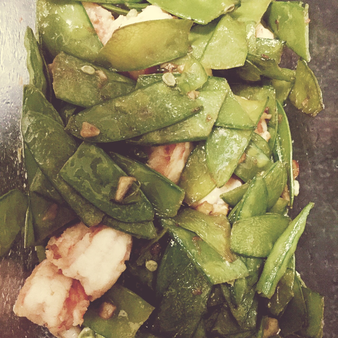 荷兰豆虾仁