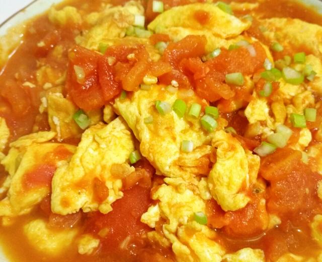 家常菜美味多汁的西红柿炒鸡蛋的做法