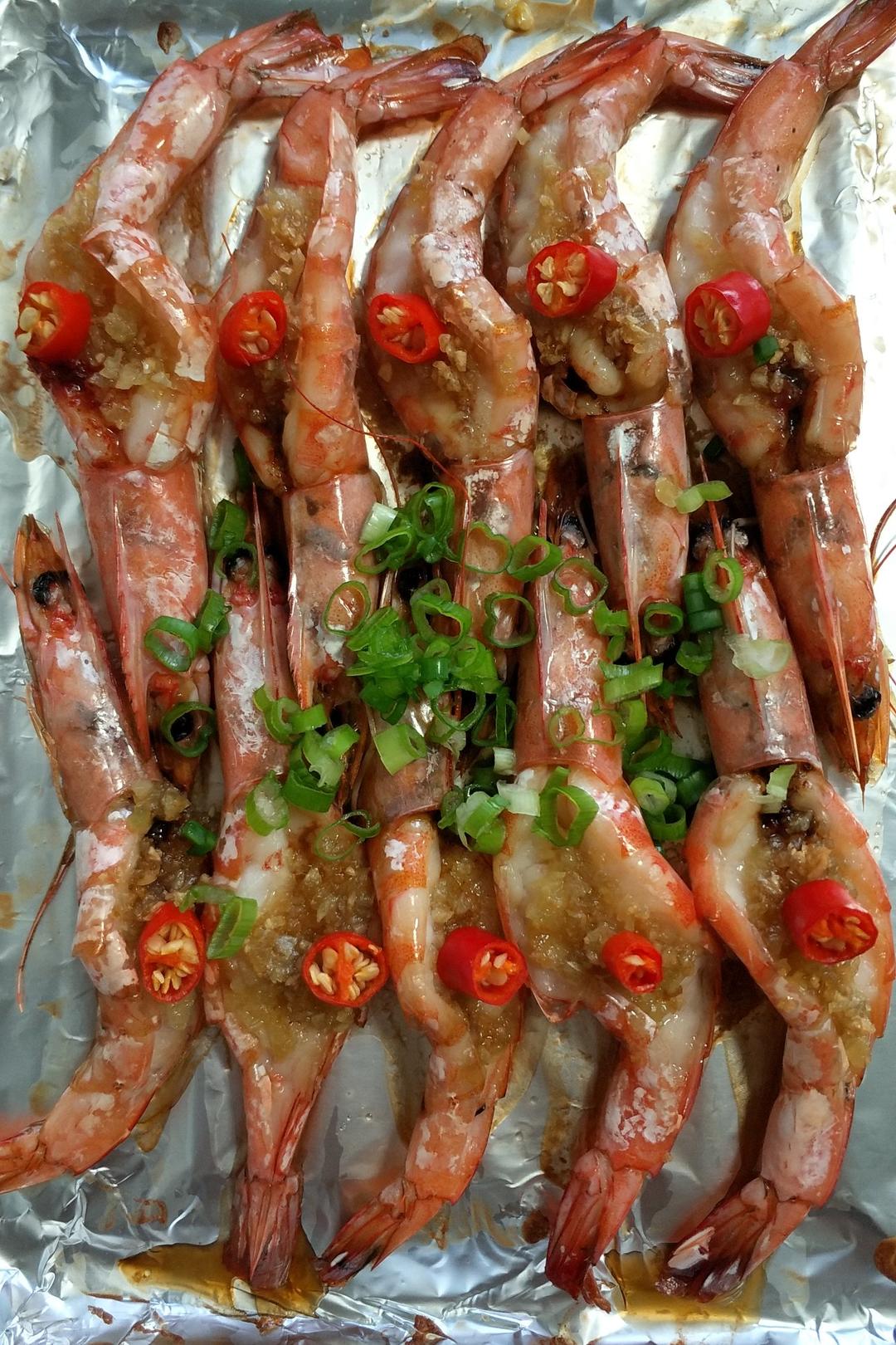蒜蓉烤大虾