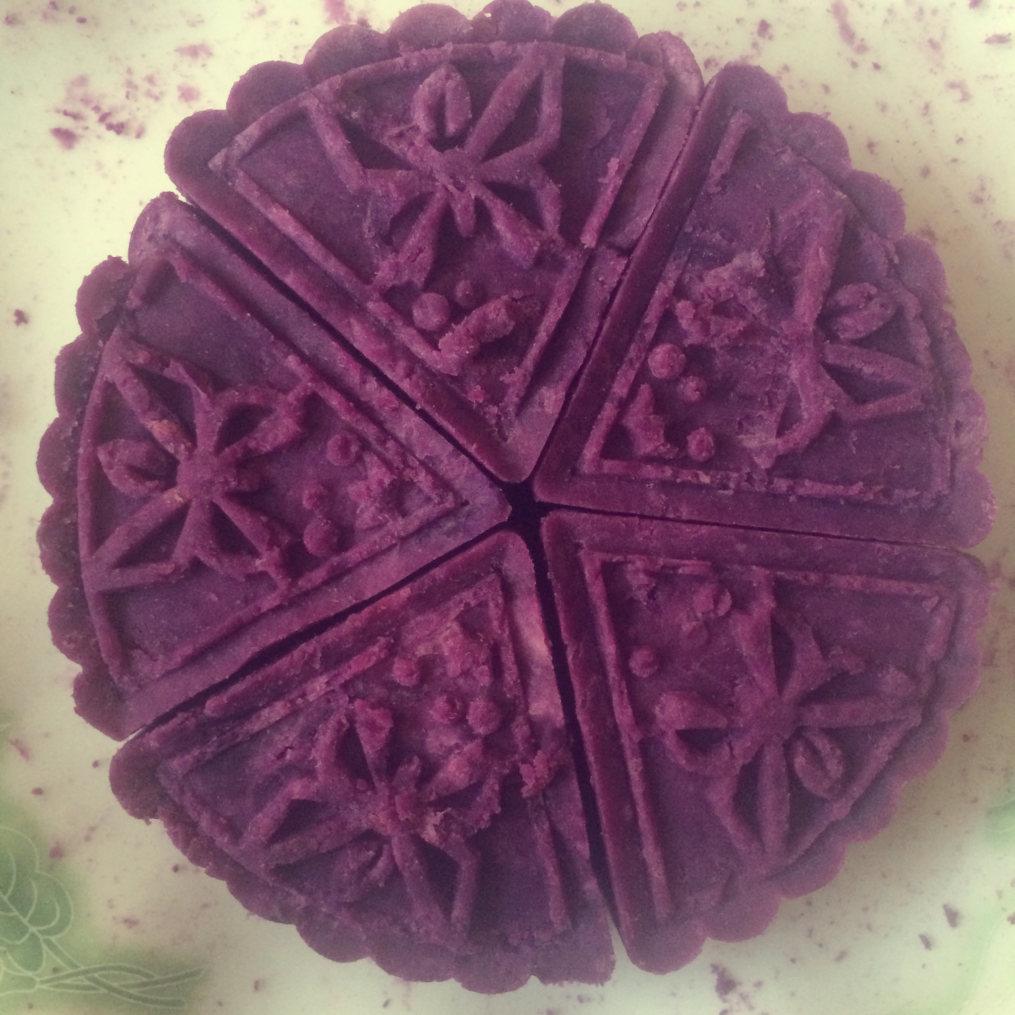 米奇紫薯饼