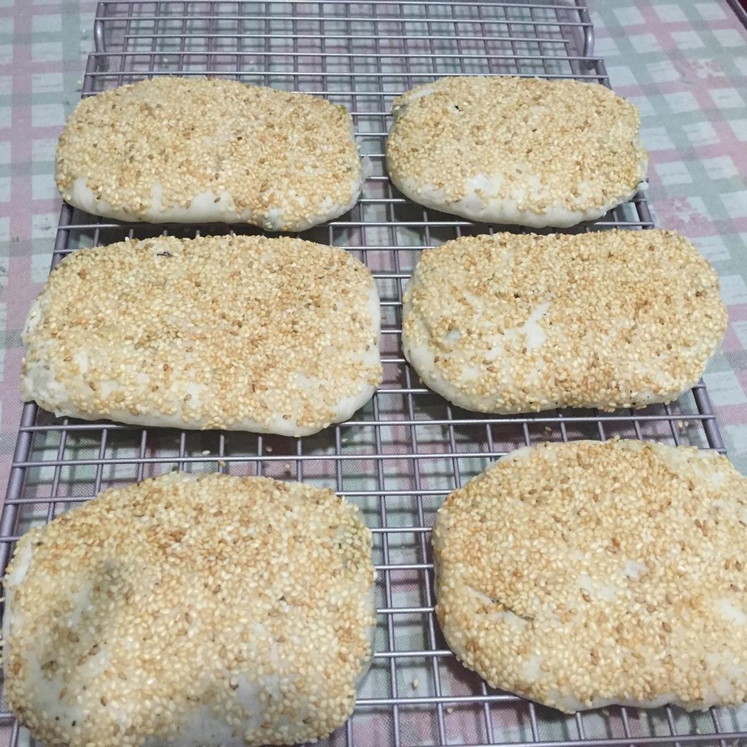 葱香油酥烧饼